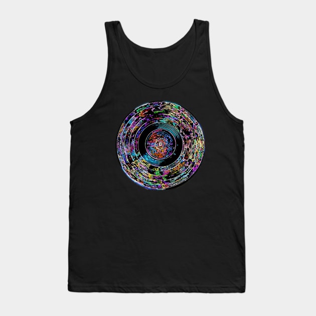 vinyl colorful Tank Top by rickylabellevie